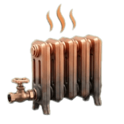 Heizung 3D-Icon
